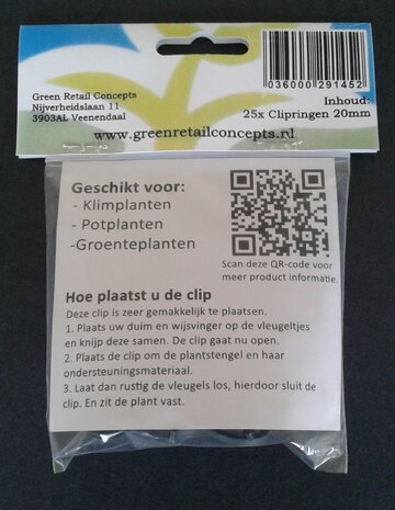 Clipring 20mm (25stuks)